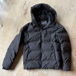 Dutch Bros Dark Brown Puffer Jacket